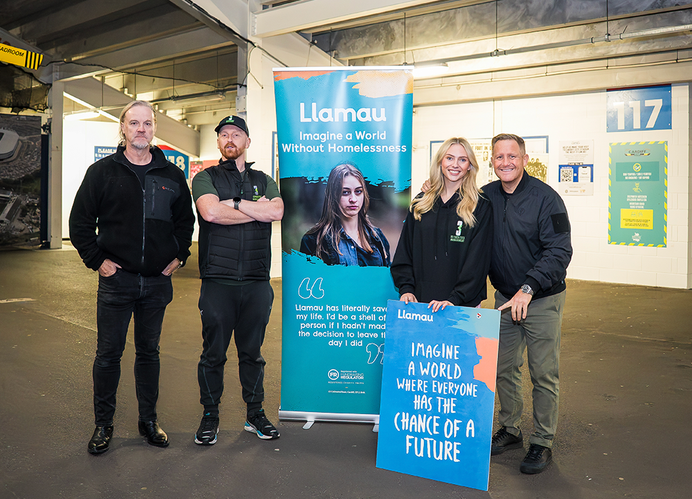 V3 FM team taking part in the Sleep On It event supporting Llamau