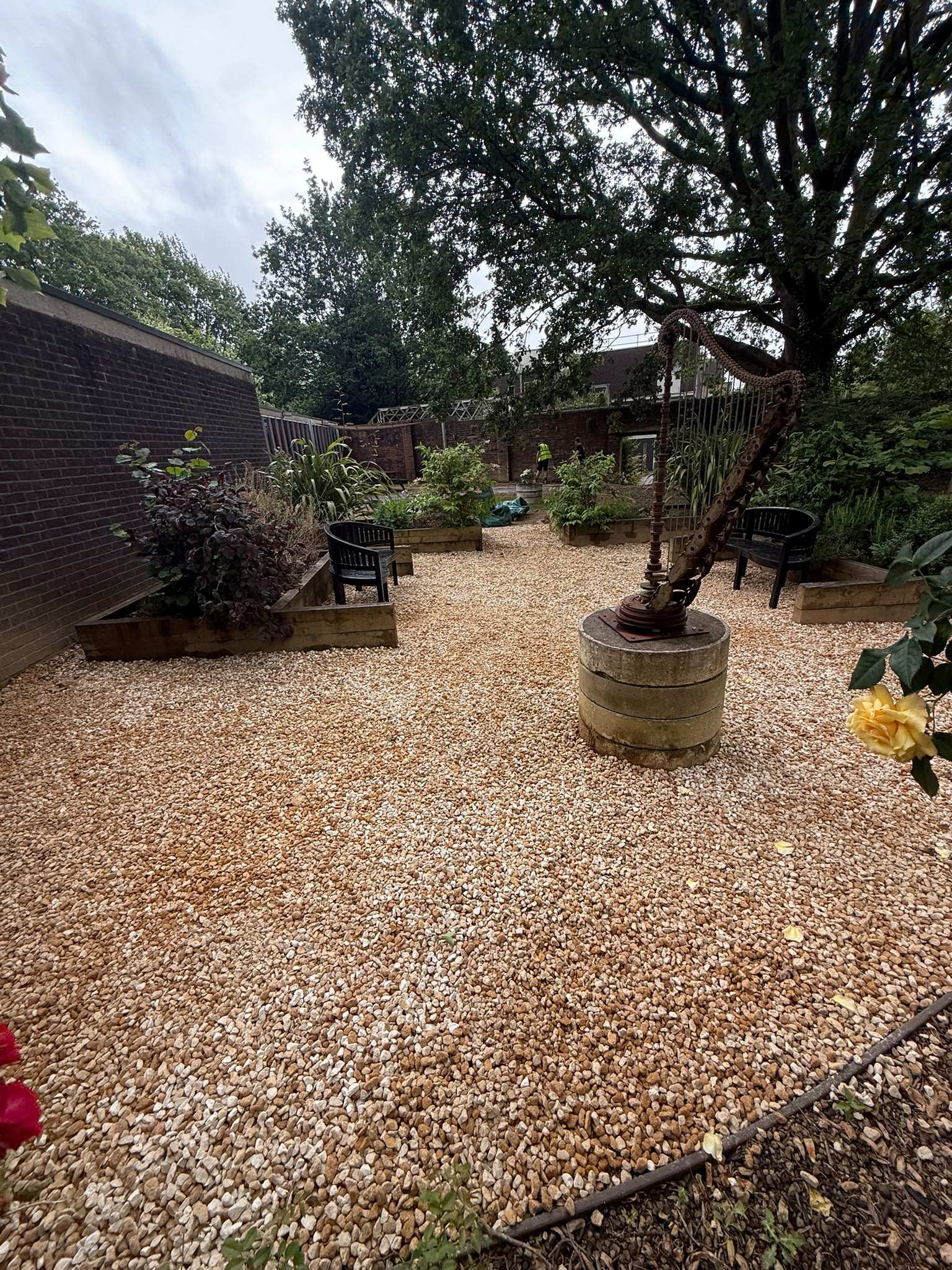 Nevill Hall Hospital memorial garden improvements